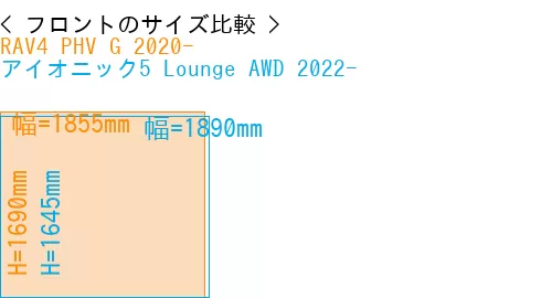 #RAV4 PHV G 2020- + アイオニック5 Lounge AWD 2022-